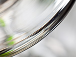 [Kermit's arc] - wine glass, bokeh, scratches, abstract
